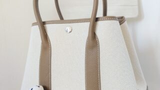 人気すぎて一か月待ち！？キャンバス×本革×トートバッグがかわいすぎた
